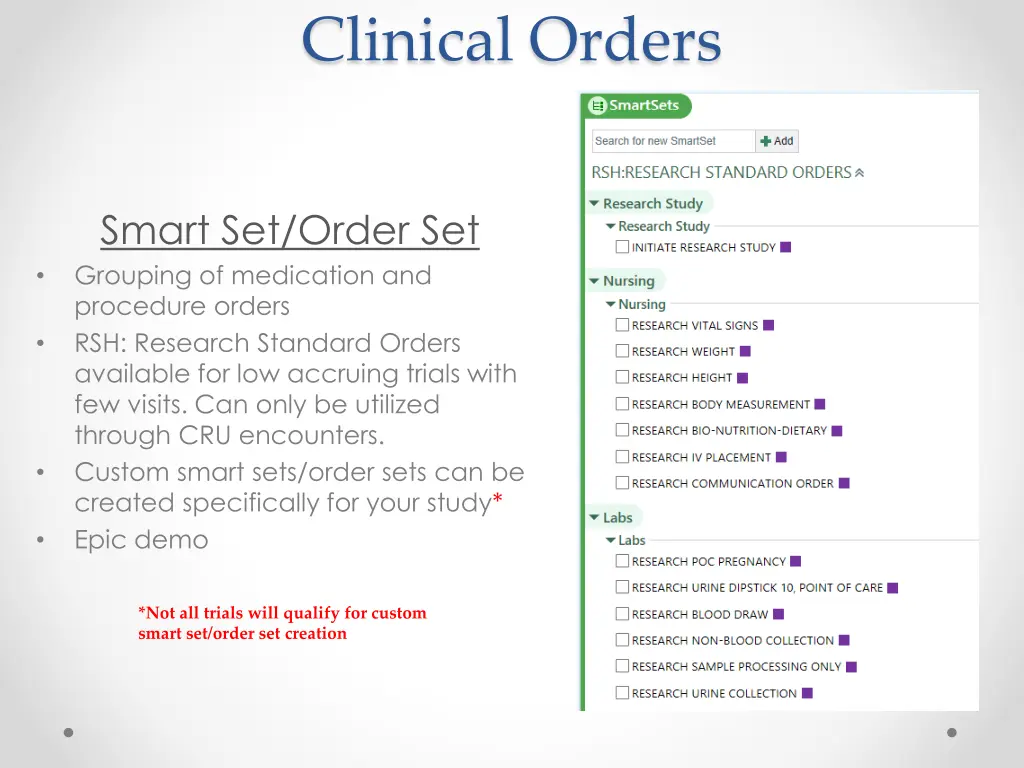 clinical orders 1