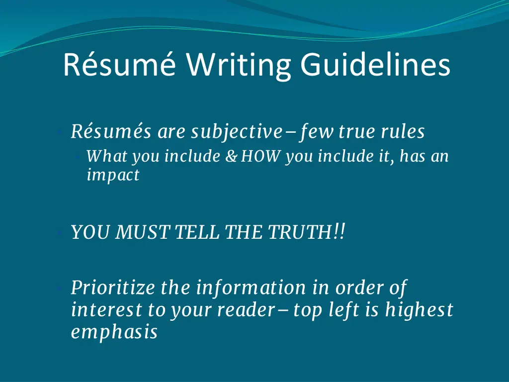 r sum writing guidelines