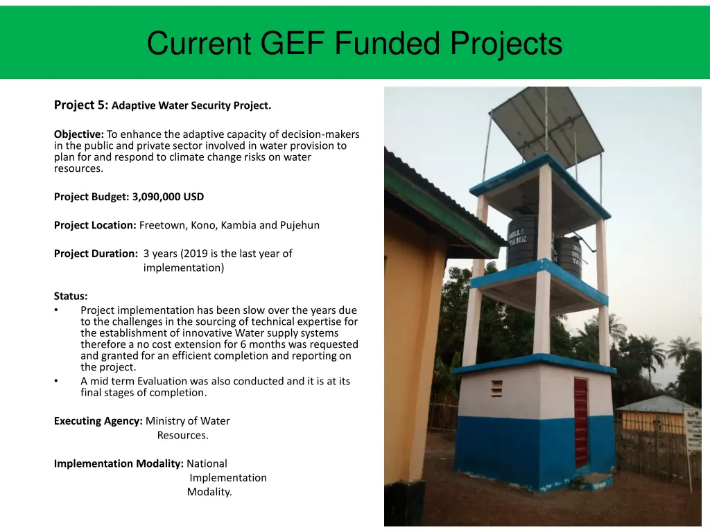 current gef funded projects 1