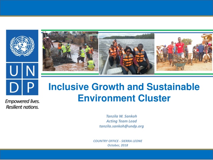 inclusive growth and sustainable environment