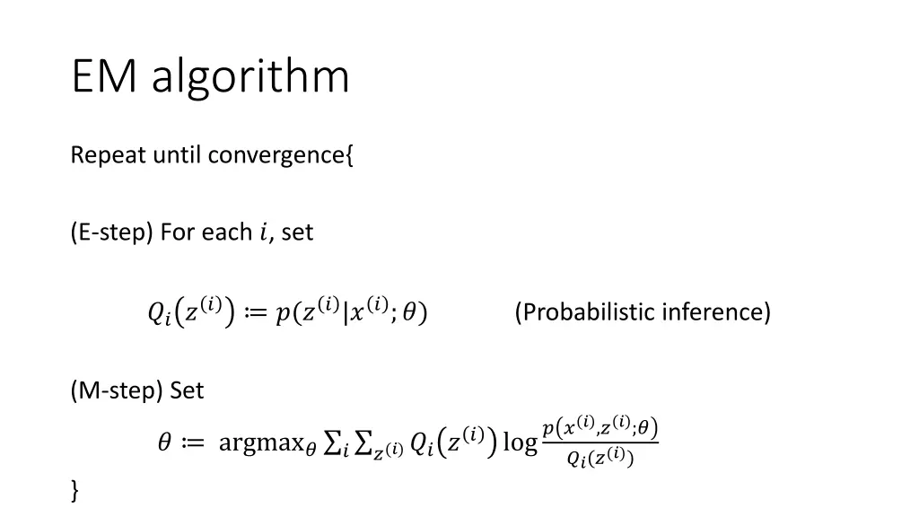 em algorithm