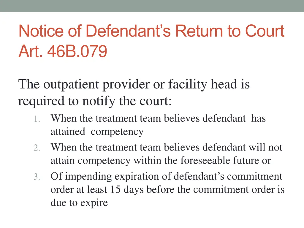 notice of defendant s return to court art 46b 079