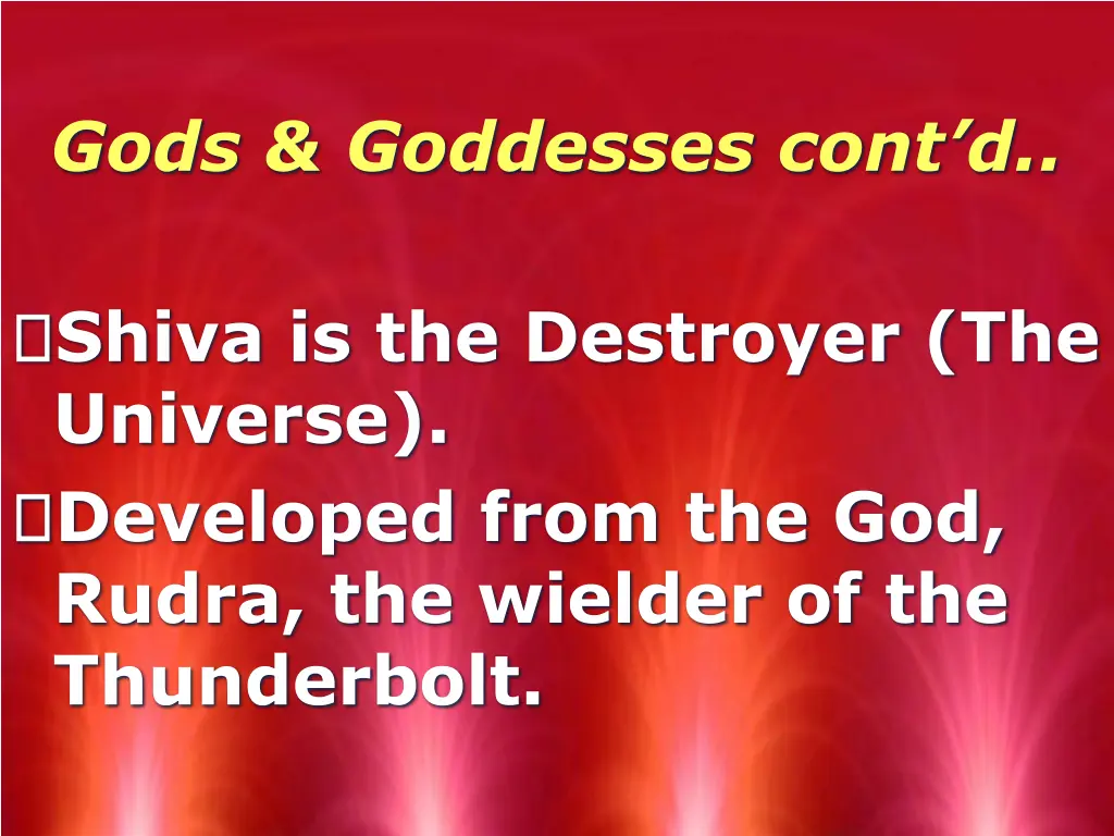 gods goddesses cont d 1