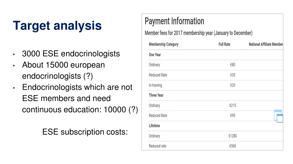 target analysis