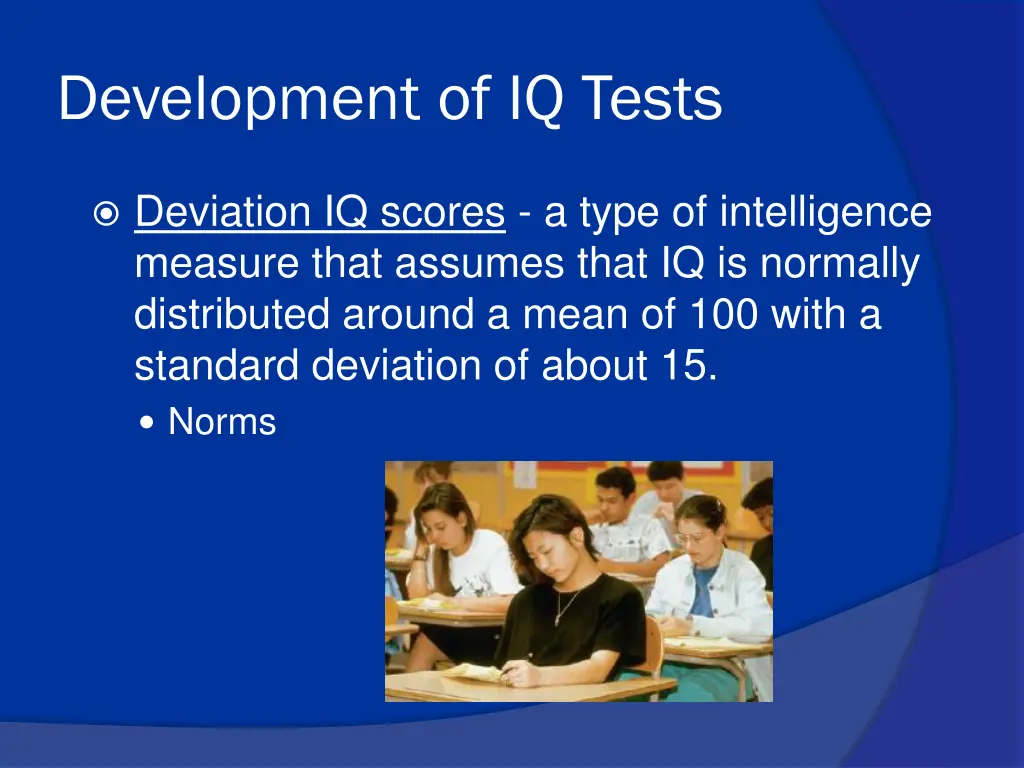 development of iq tests 1