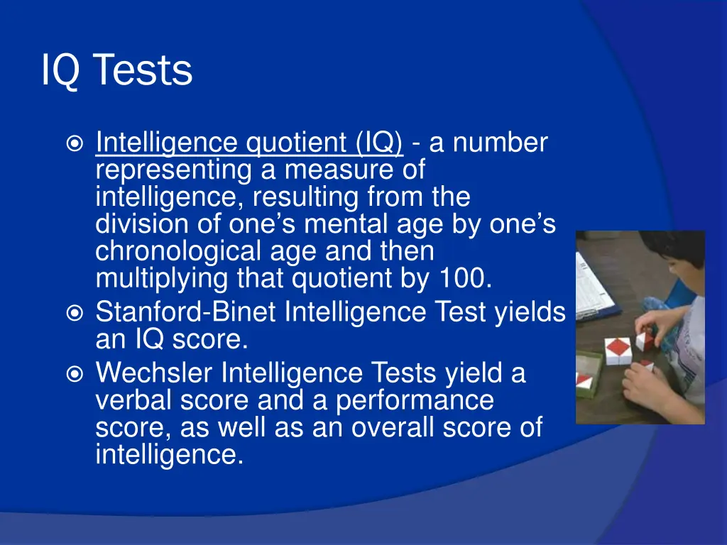 iq tests