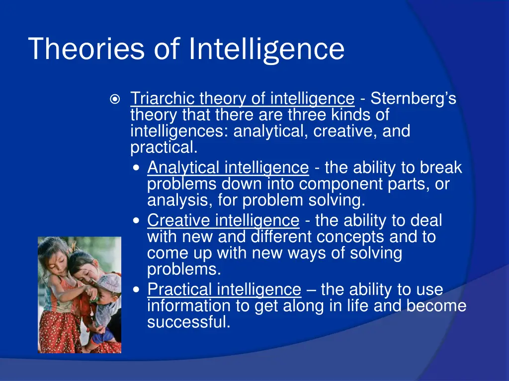 theories of intelligence 1