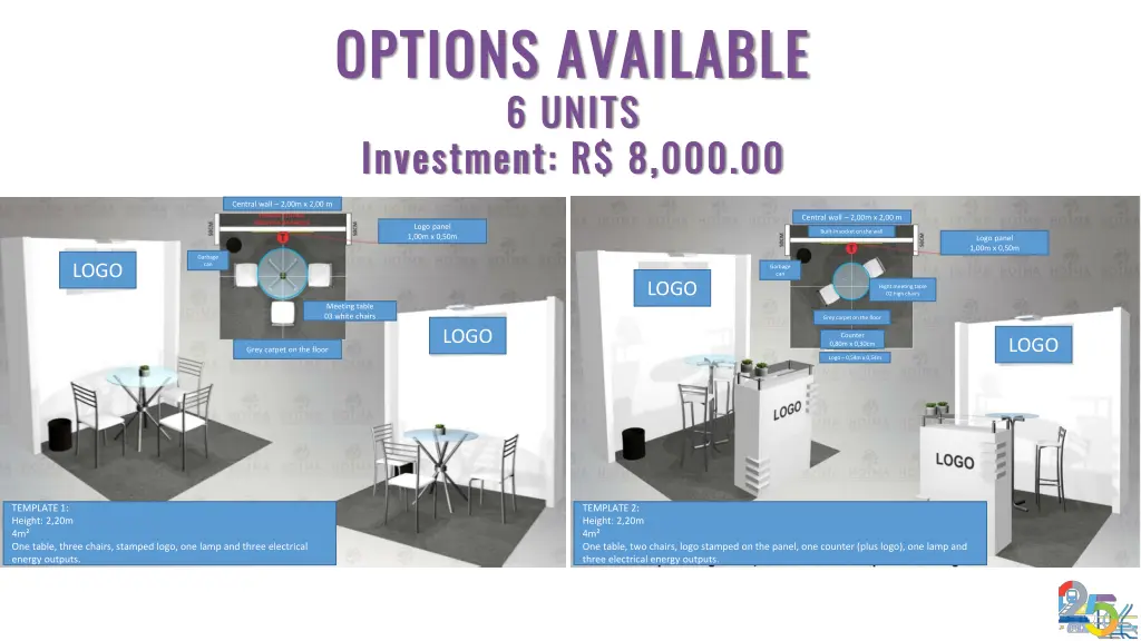 options available options available 6 units