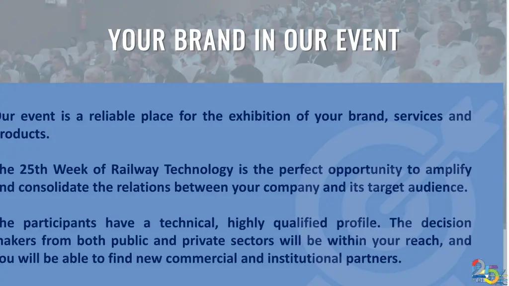 your brand in our event your brand in our event