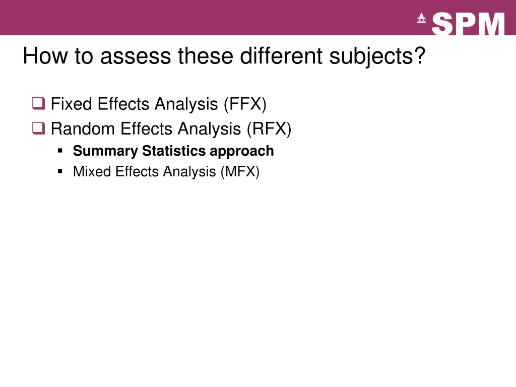 how to assess these different subjects 1