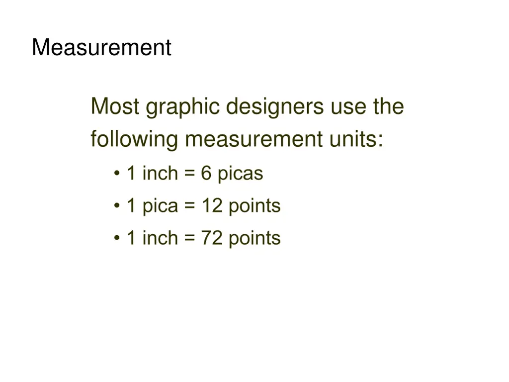 measurement