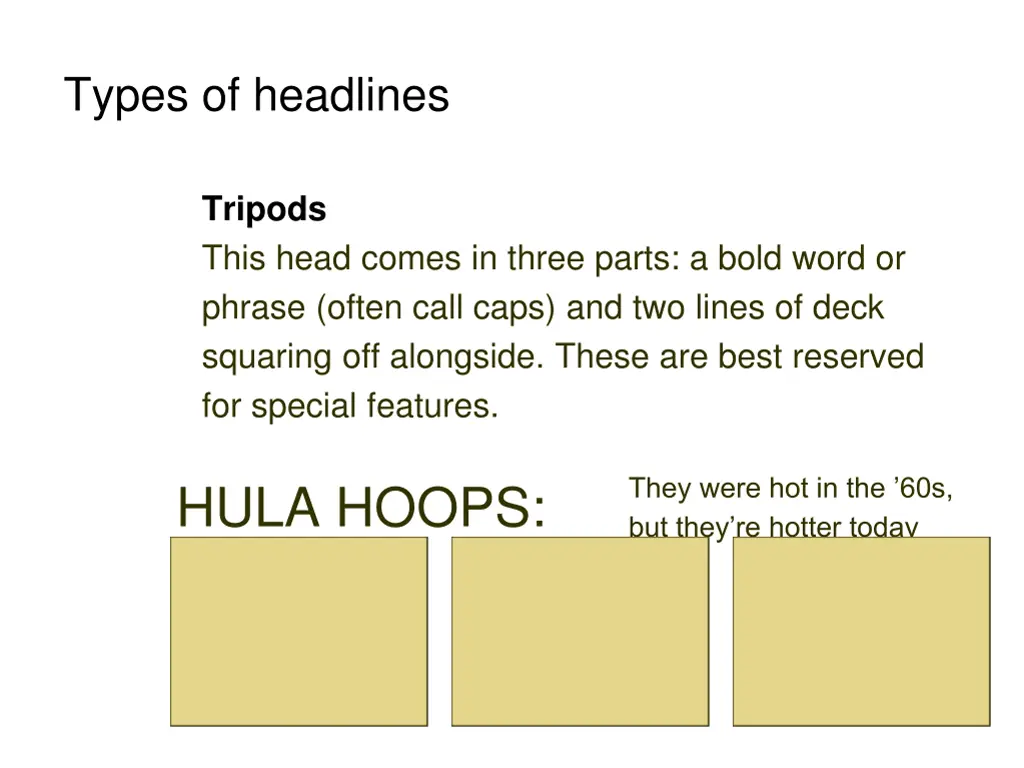 types of headlines 4