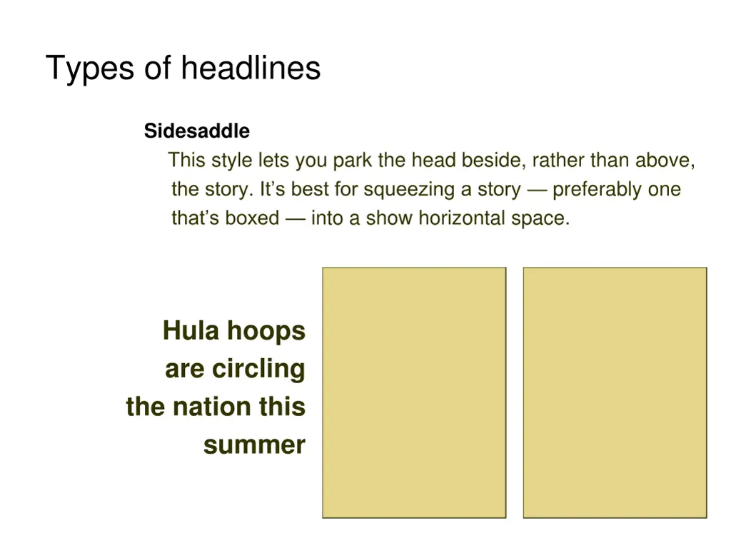 types of headlines 5