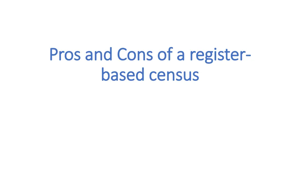 pros and cons of a register pros and cons