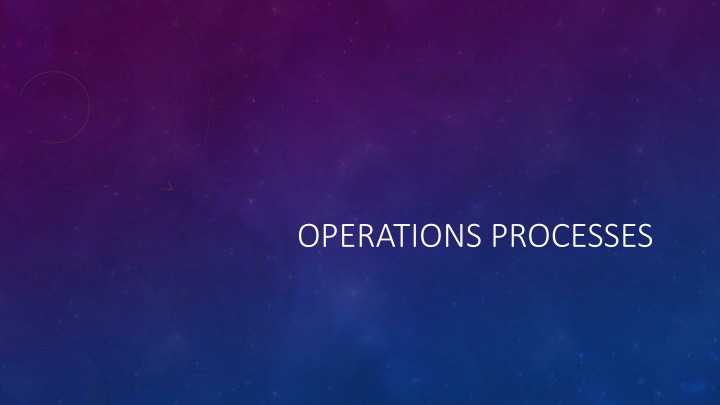 operations processes