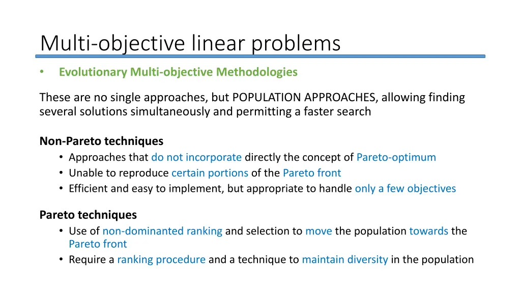 multi objective linear problems 15