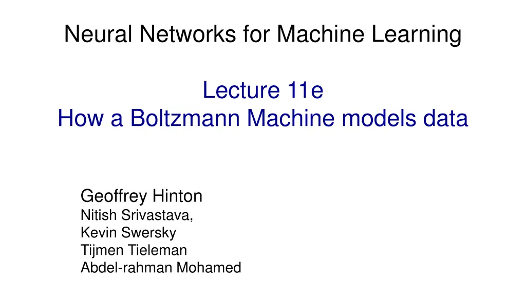 neural networks for machine learning 4