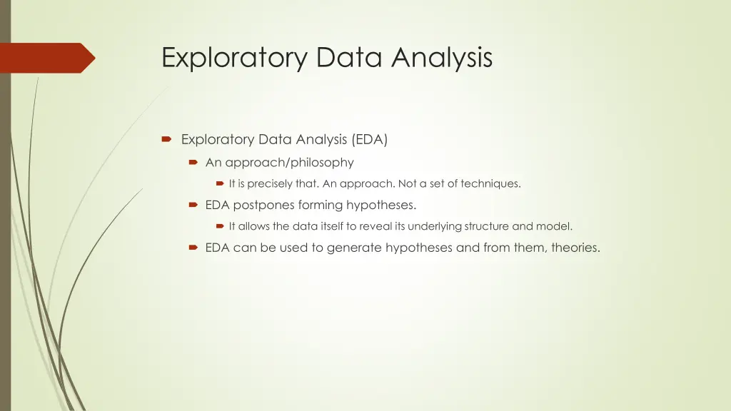 exploratory data analysis