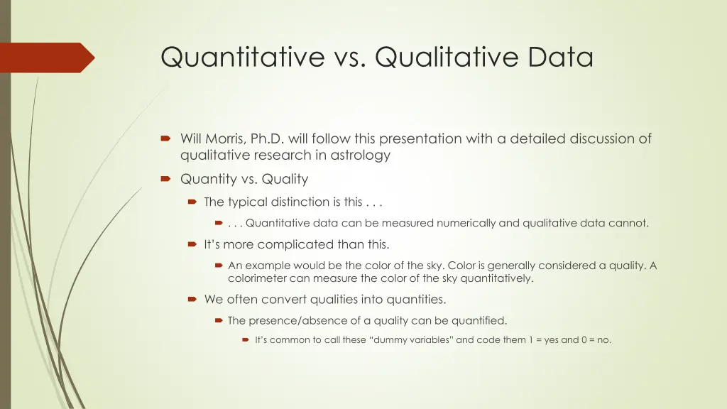 quantitative vs qualitative data