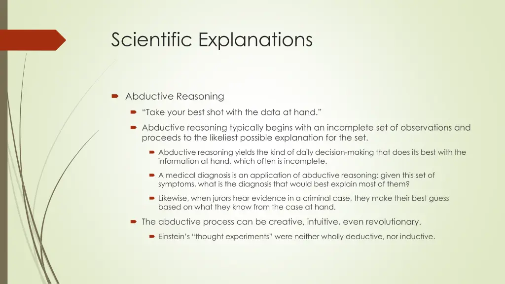 scientific explanations 3