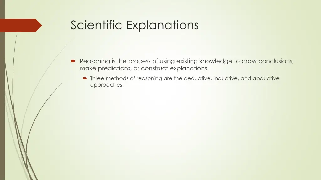 scientific explanations