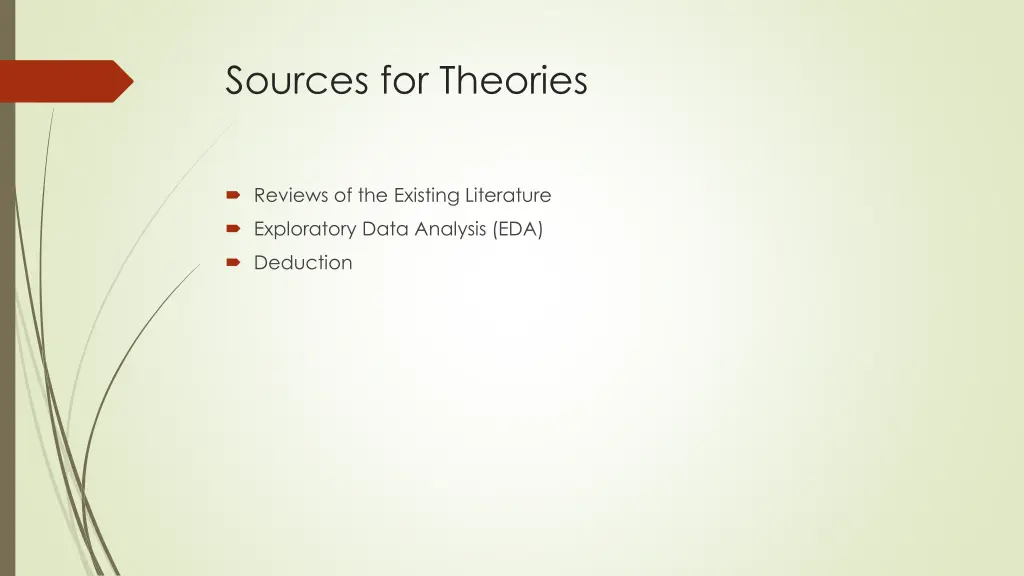 sources for theories