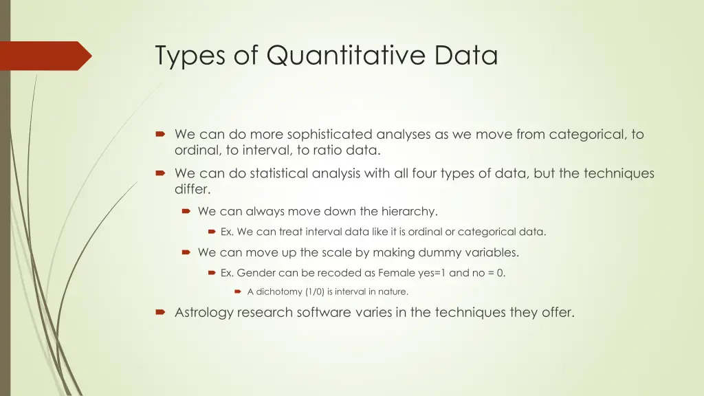 types of quantitative data 2