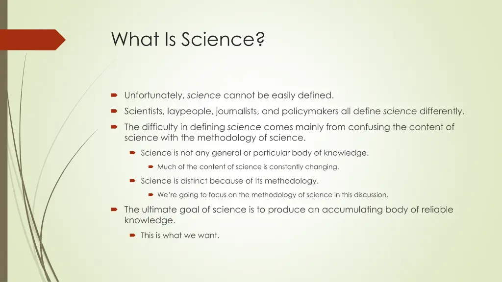 what is science