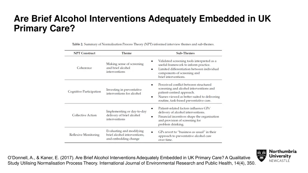 are brief alcohol interventions adequately