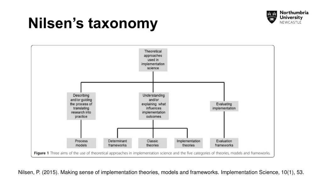 nilsen s taxonomy