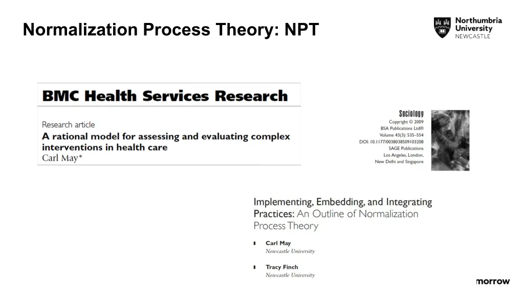 normalization process theory npt