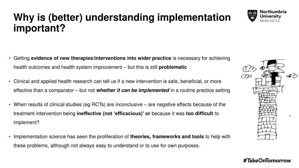 why is better understanding implementation