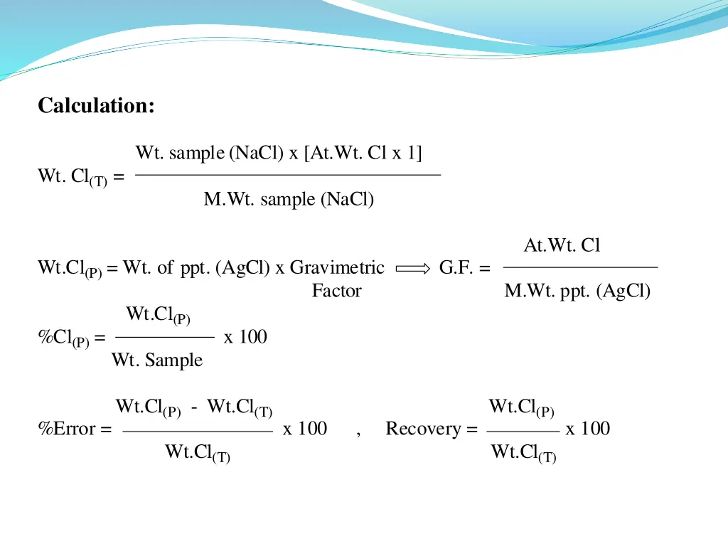 calculation