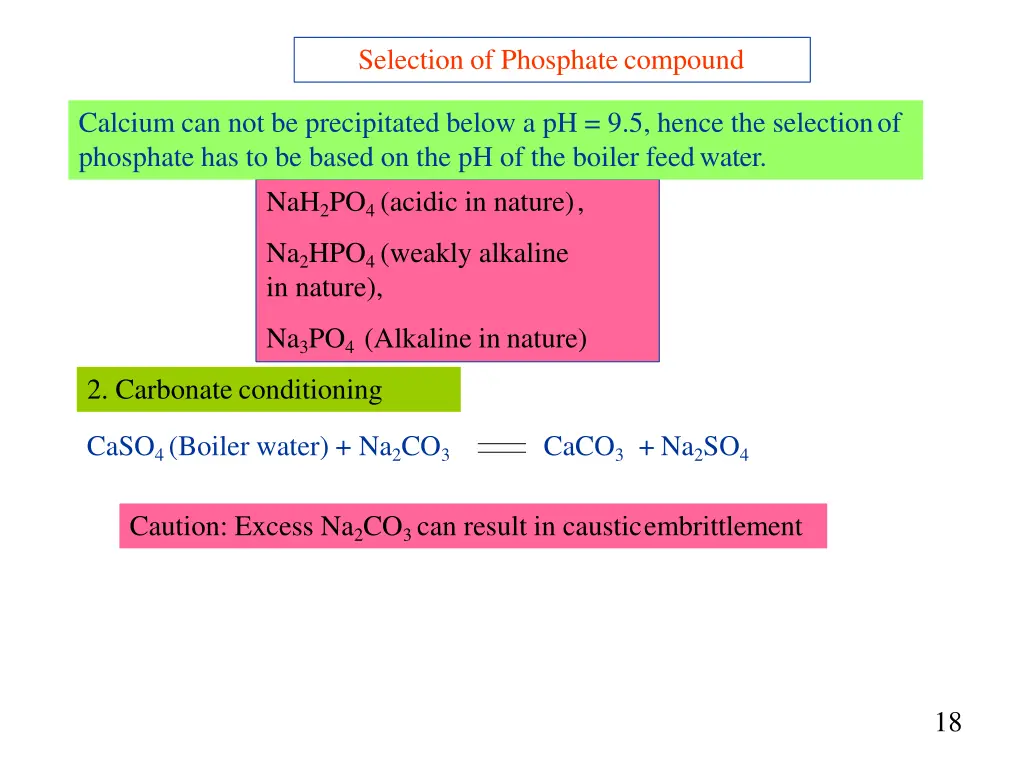 selection of phosphate compound