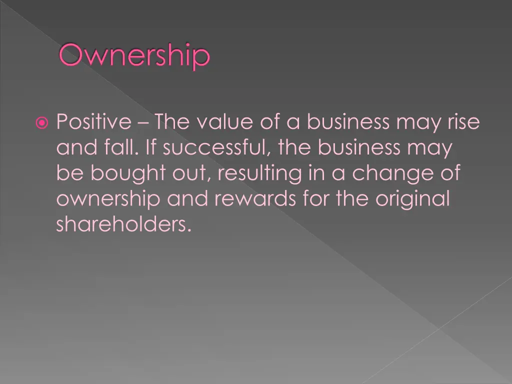 ownership