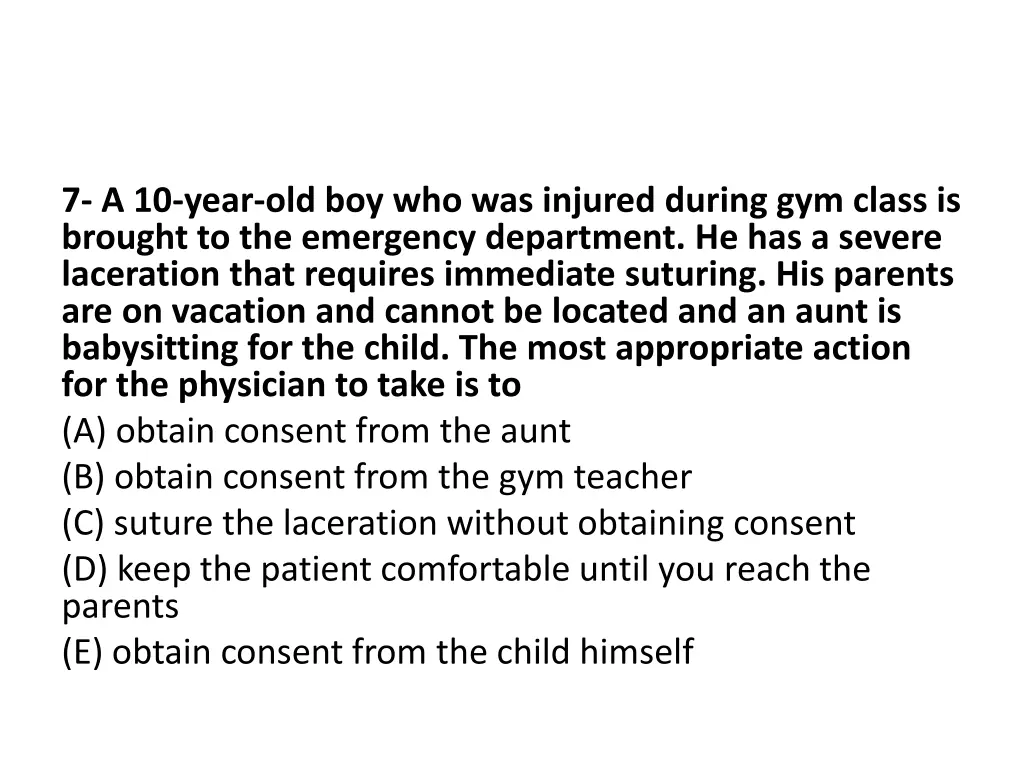 7 a 10 year old boy who was injured during