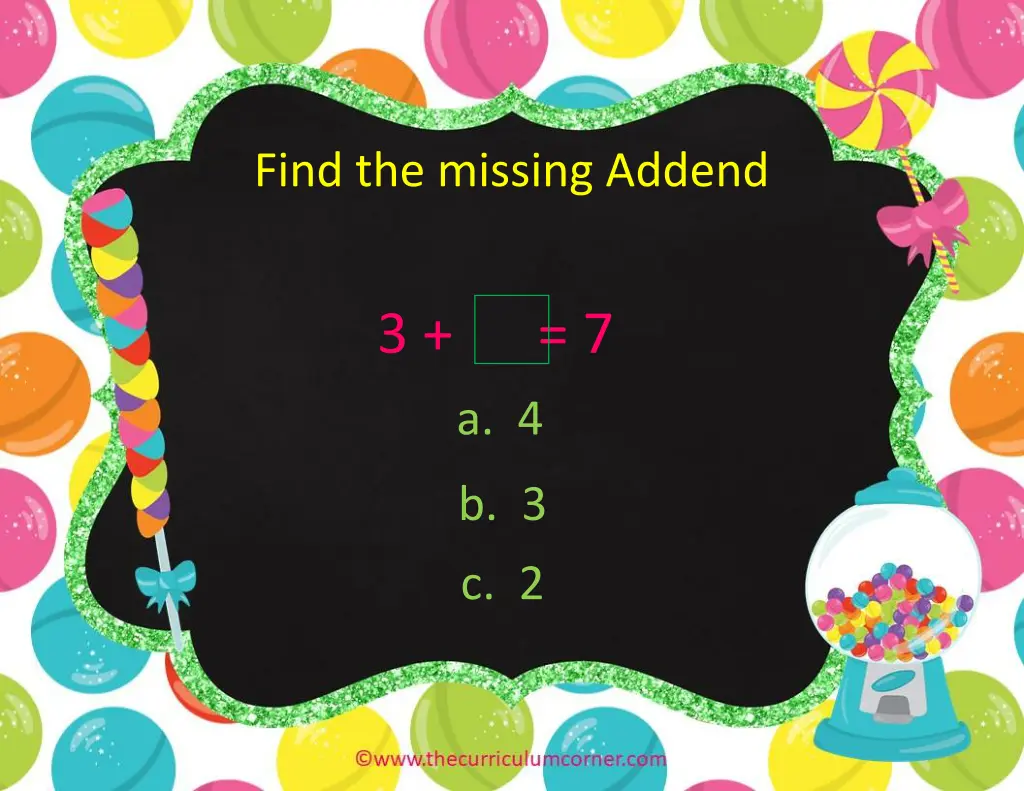 find the missing addend 12