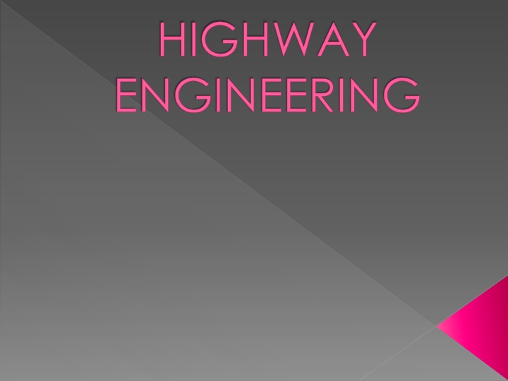 highway engineering