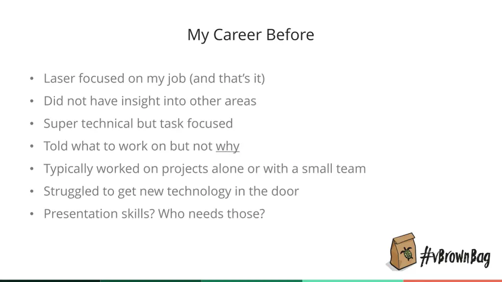 my career before