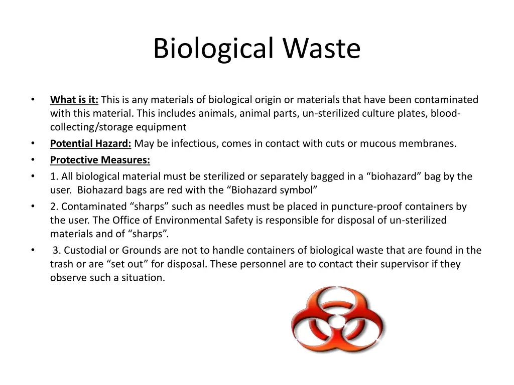 biological waste