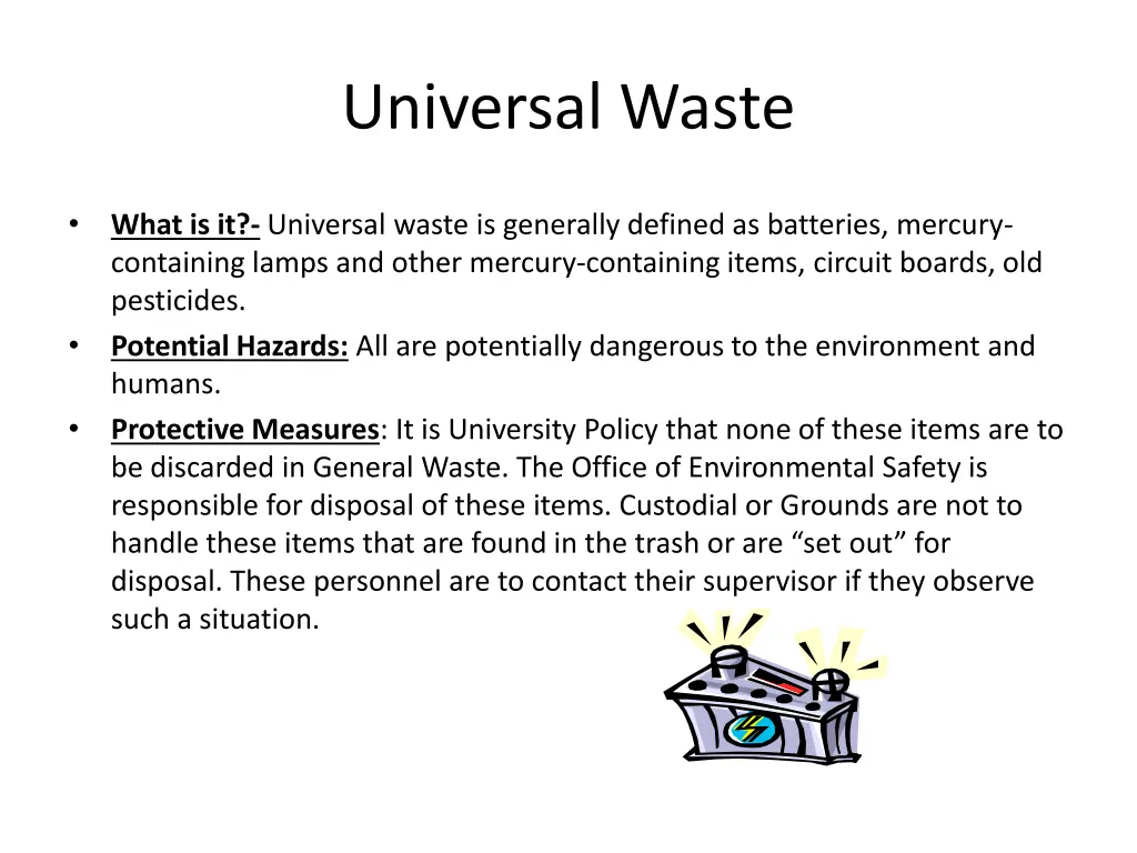 universal waste