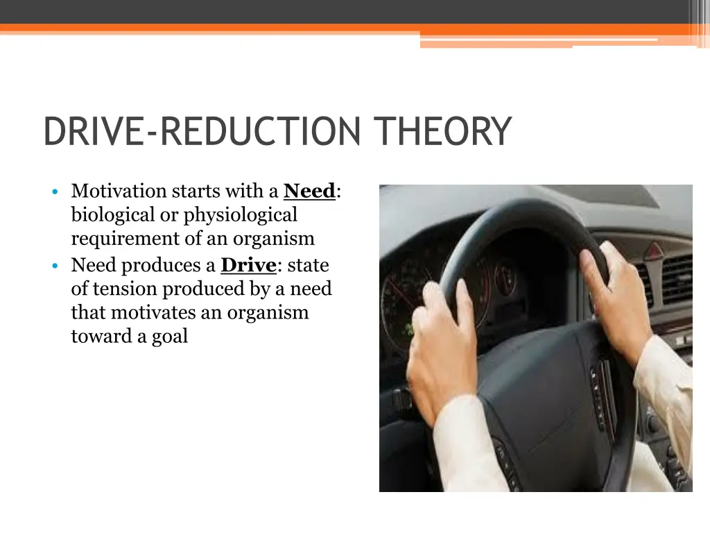 drive reduction theory