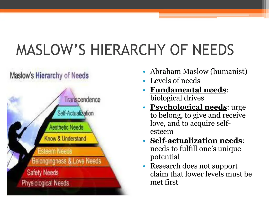 maslow s hierarchy of needs