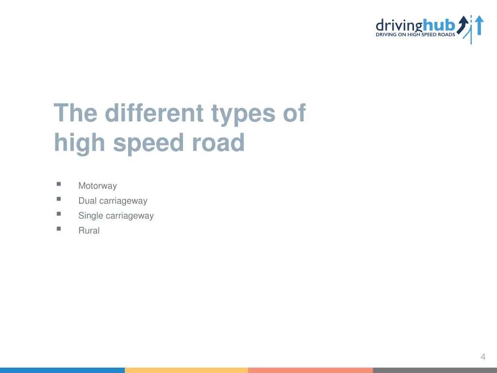 the different types of high speed road