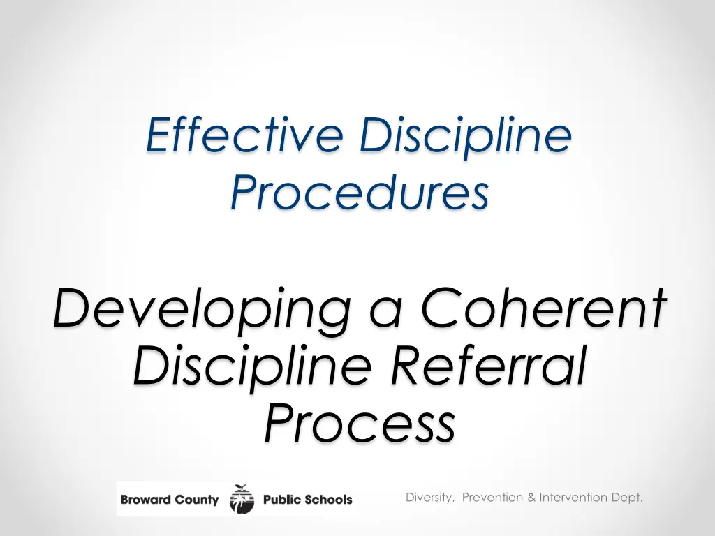 effective discipline procedures 4