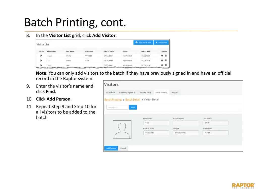 batch printing cont