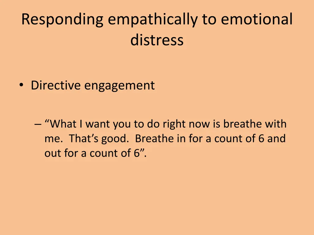 responding empathically to emotional distress 3