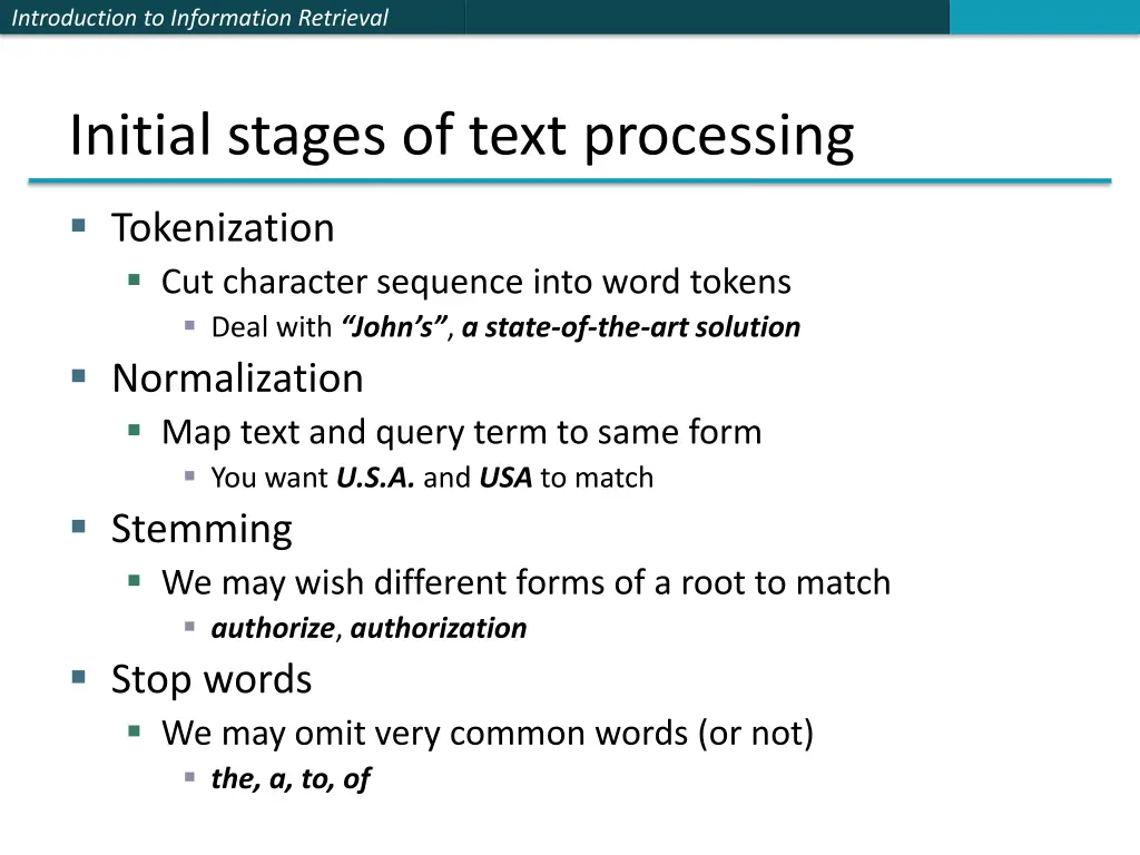 introduction to information retrieval 7