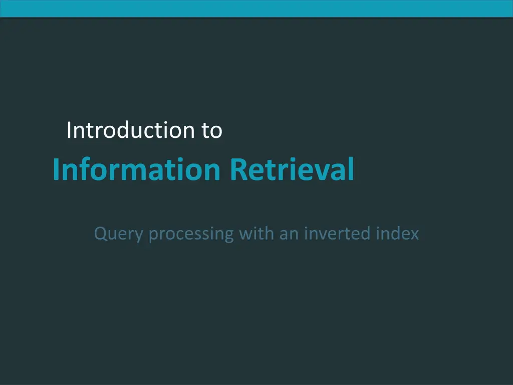 introduction to information retrieval 8