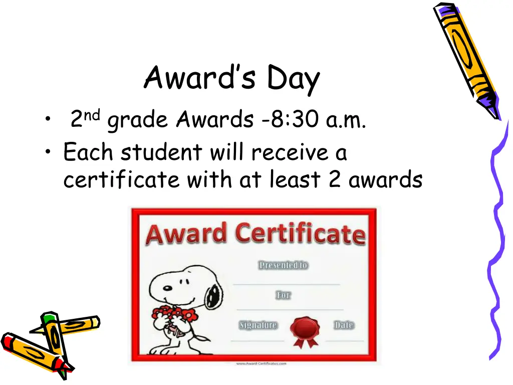 award s day